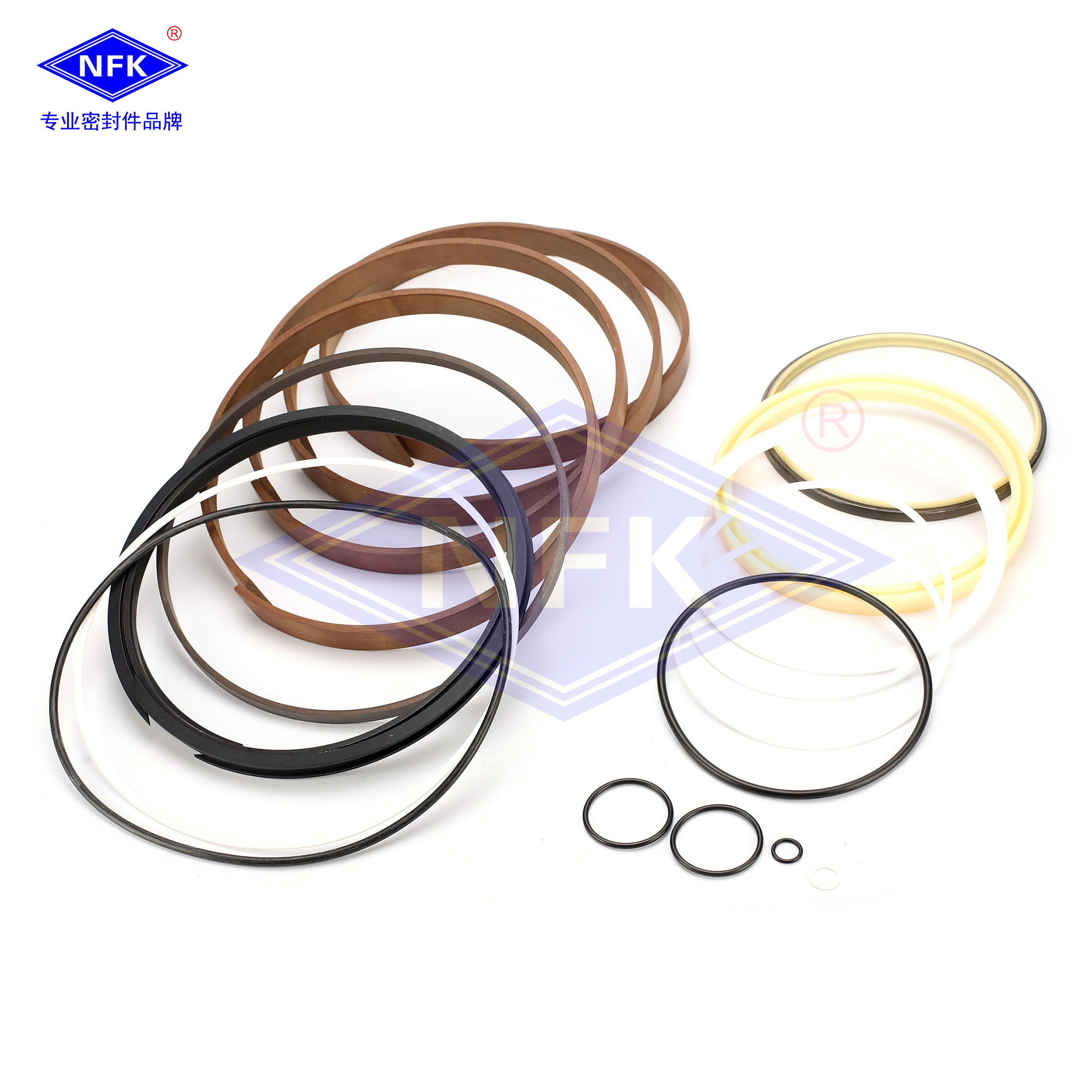 High Pressure Hydraulic Ram Rebuild Kit PU 801 For KOMATSU PC1600 Excavator