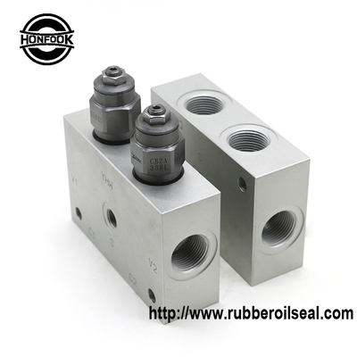 Crane Slewing Control Valve Group Rotary Combination YHW Two - Way Balancing Valve Block