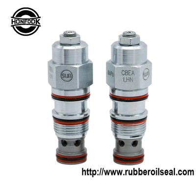 Safety Hydraulic Threaded Cartridge Valve Temperature Controlled Self Operated Pressure Balancing Valve