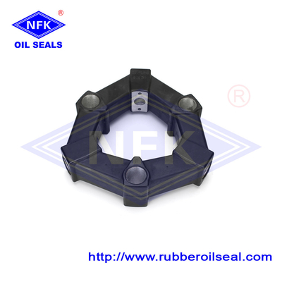 Black Flexible Shaft 30AS Fitting Rubber Coupling Spider For Excavator