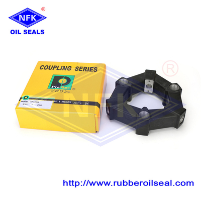 Taiwan Black Flexible Shaft Pro-One 30A Fitting Rubber Coupling Spider For Excavator
