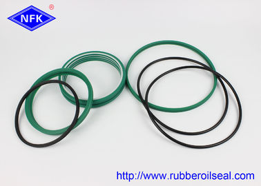 Wear Resistance Breaker Seal Kit PU 93A , NBR 90 Hardness Green Color