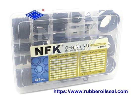 Excavator Komatsu NBR Silicone 435pcs 90 Shore Seal Kit