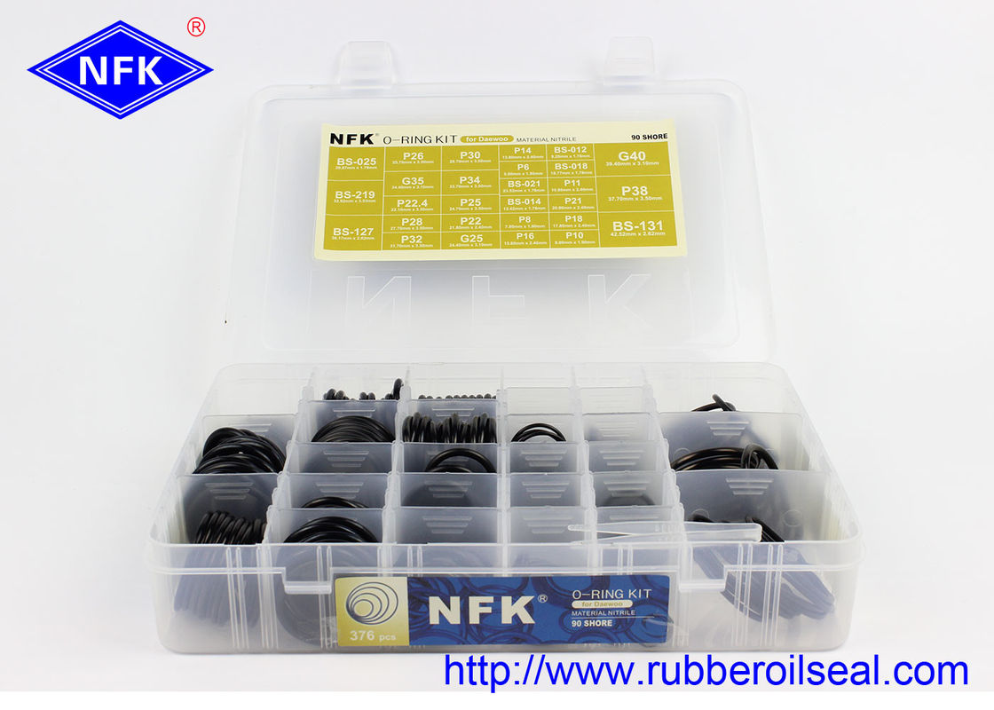 Doosan High Pressure O Ring Kits Heat Resistant O Rings Hydraulic Style