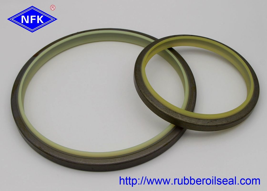 High Temp Dust Wiper Seal , IRON Metal Wiper Seal PU Material FD4046E1 DKBI