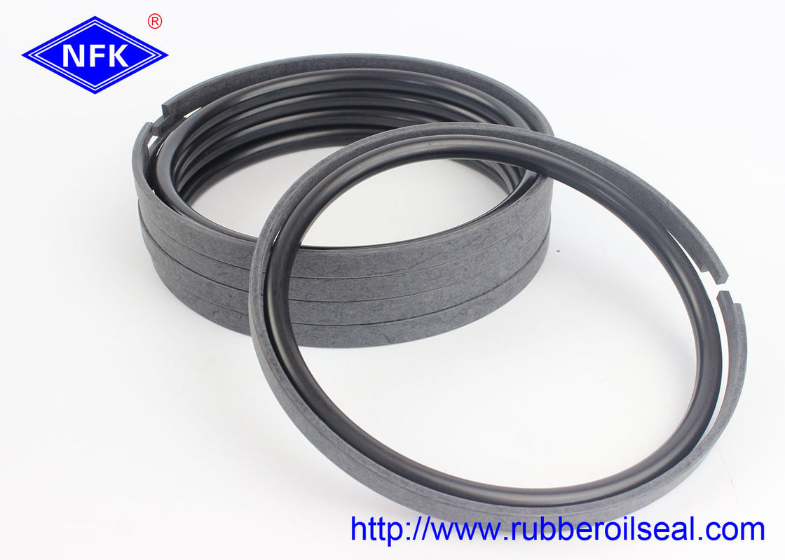 Bronze PTFE Hydraulic Piston Rings 3090 Shore Hardness For Excavator