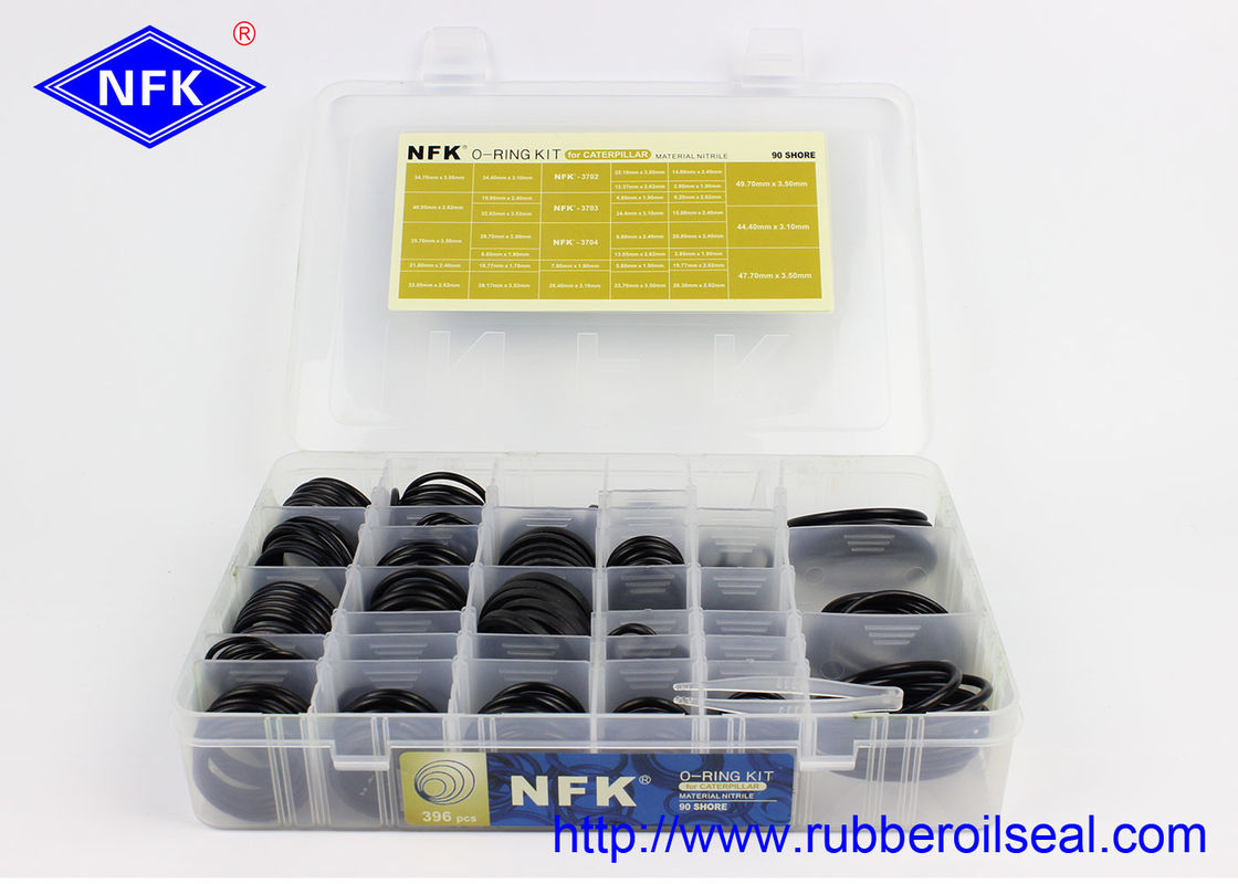 High Temp Assorted O Ring Kit Hydraulic Cylinder Seals Box High Temp Assorted O Ring Kit Hydraulic Cylinder Seals Box