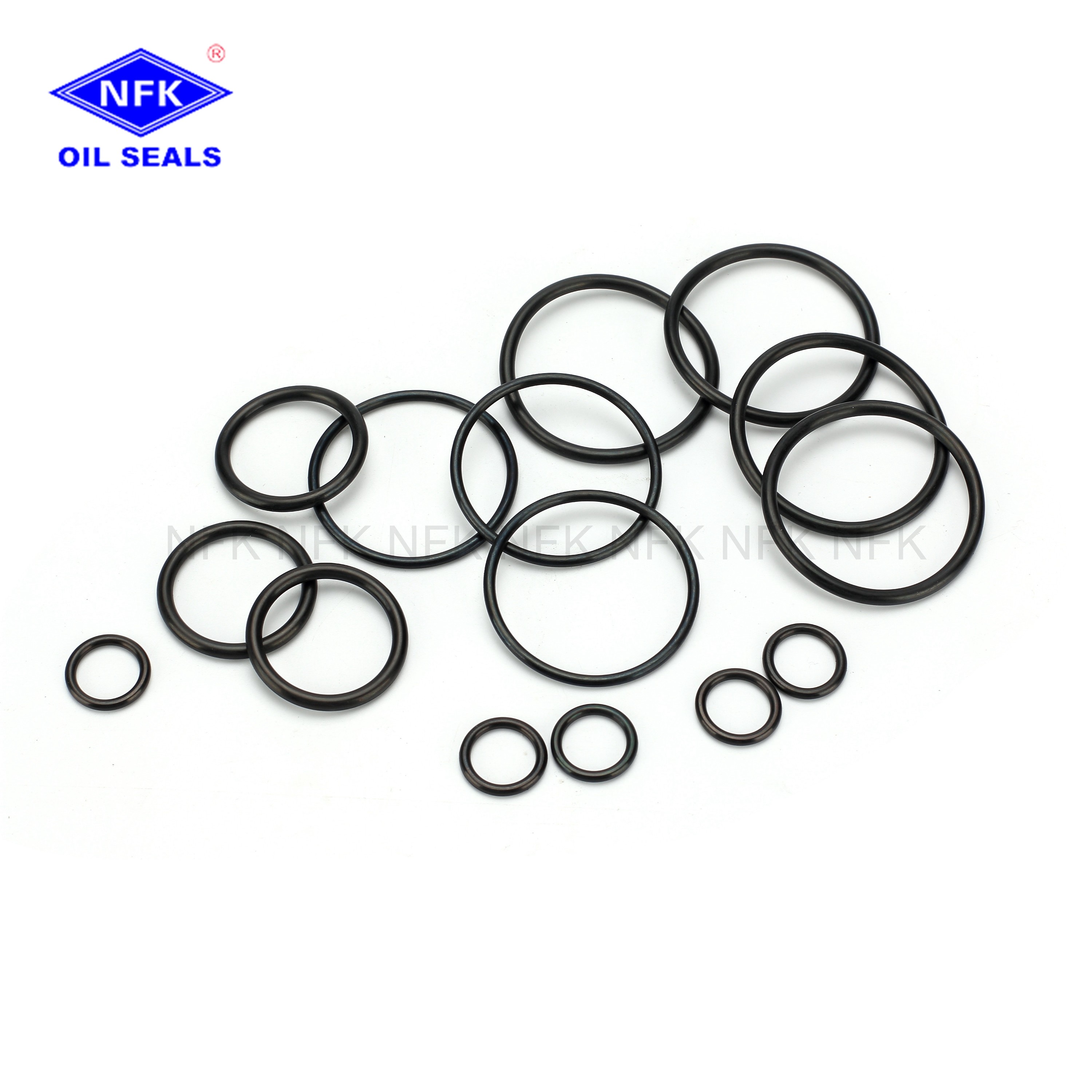 Viton Black Rubber Metric O Ring Assortment Kit For Automobile Industry