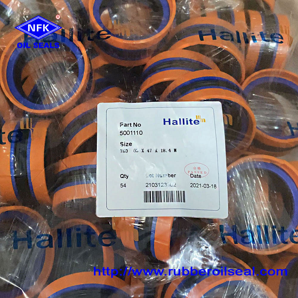 Original Hydraulic Seals Parts Hallite 780 Piston Seal Excavator