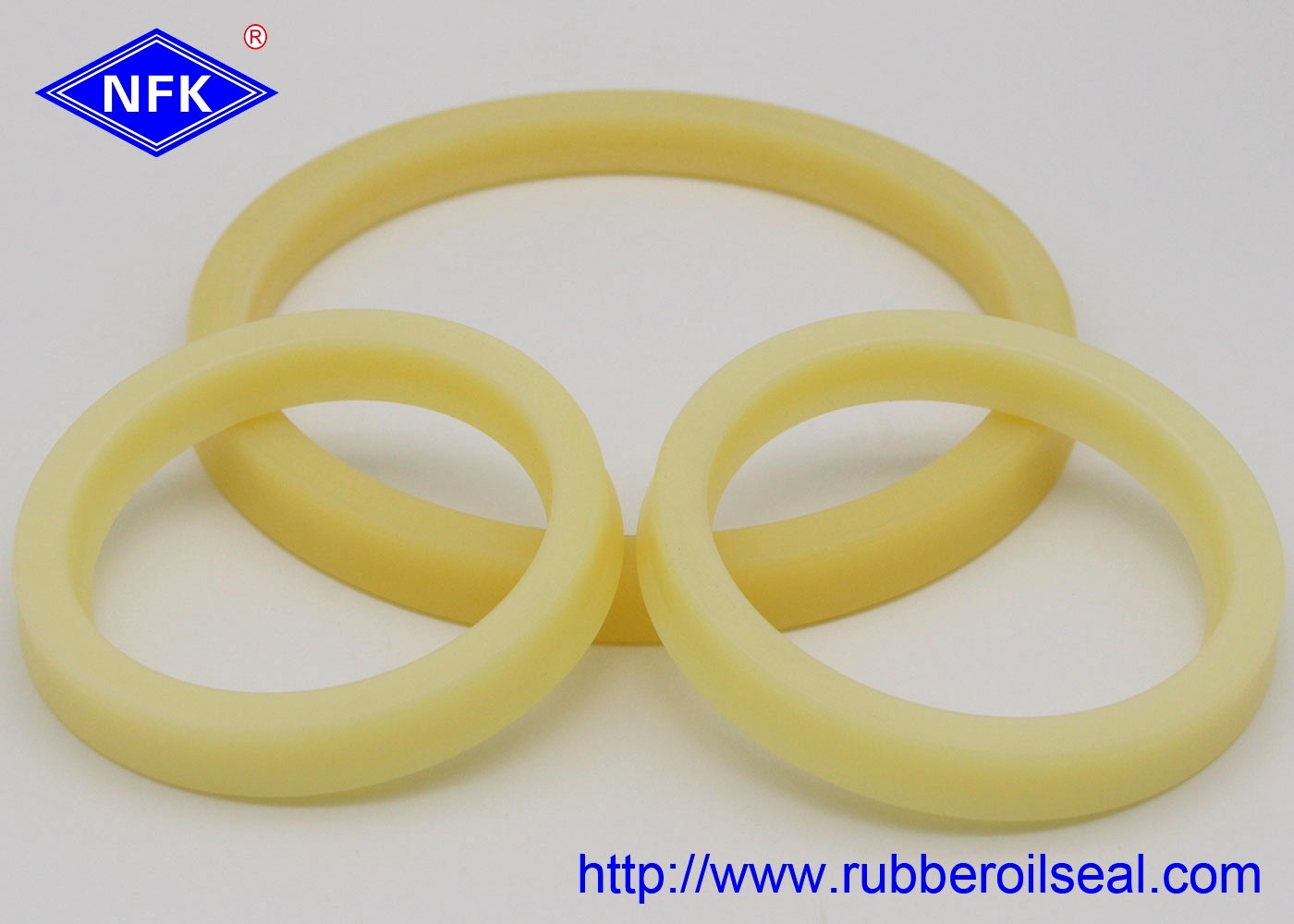 Yellow Hydraulic Jack Oil Seals FU1323K0 ISI Large Range Pressure 35
