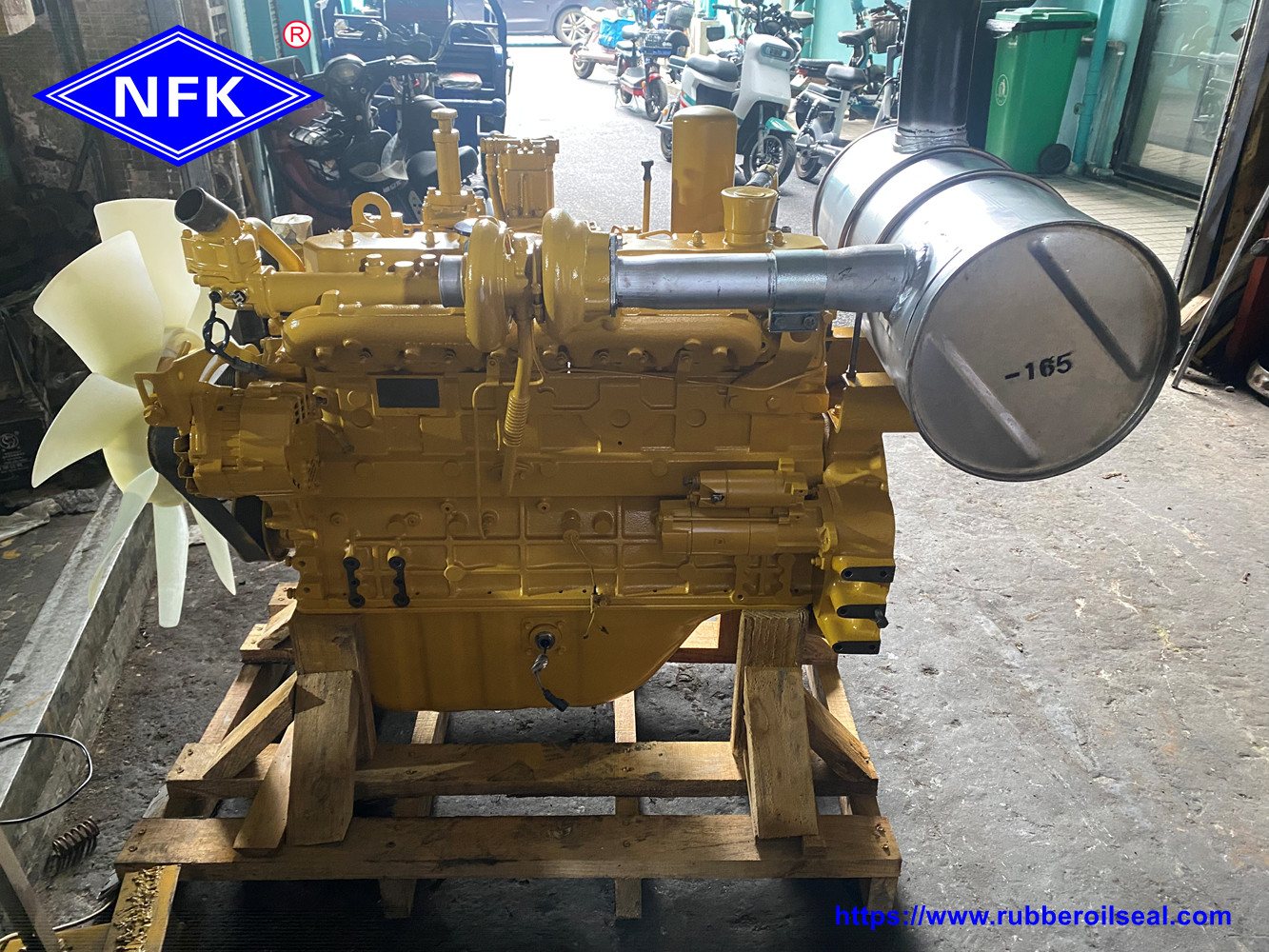 S6KT Intercooler Mitsubishi Diesel Engines For Caterpillar 320D Excavator