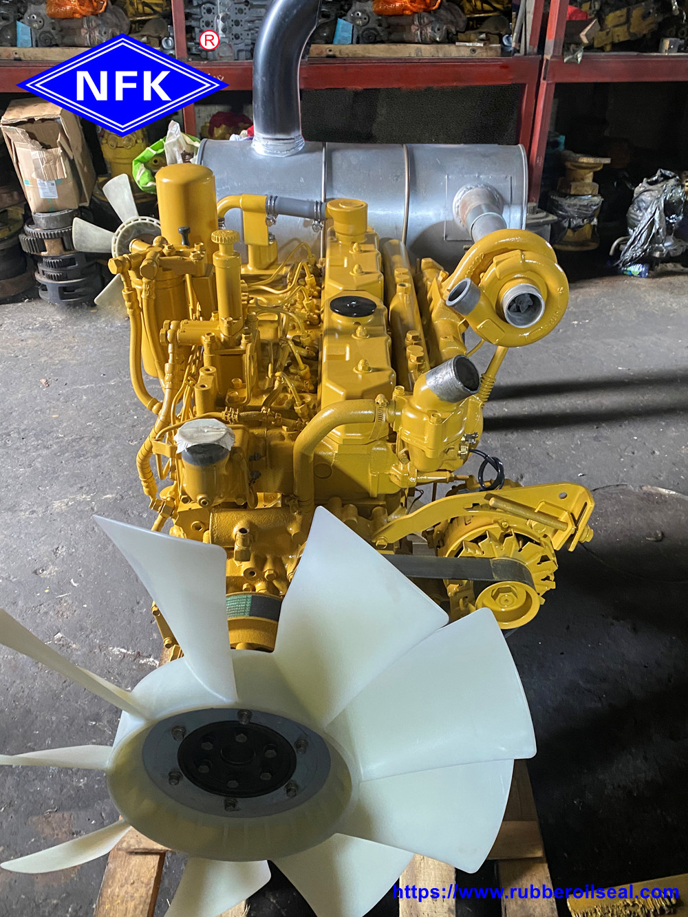 S6KT Intercooler Mitsubishi Diesel Engines For Caterpillar 320D Excavator