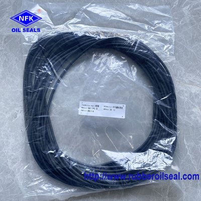 75 FKM FPM Black Matte Rubber O Ring High Pressure Resistance