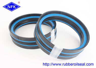 Anti-wear DAS Hydraulic Piston Seals Combined , Busak+Shamban seal Double Acting NBR POM TPE Material