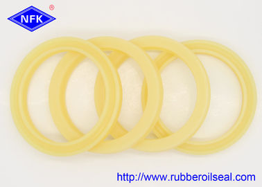 Yellow Rod Hydraulic Piston Oil Seal UPI PU 35 Mpa Stress Mid Sliding Resistant