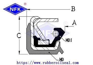 94973 394974 394976 High Pressure Oil Seals Motor Pump Hydraulic Oil Seal