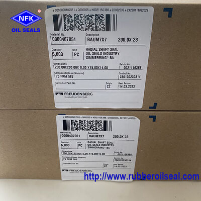 CFW 0000407051 BAUM7X7 200x230x15x14 FKM 585 Oil Seal High Temp Rubber Part for Industrial Machine Maintenance Bulk Wholesale