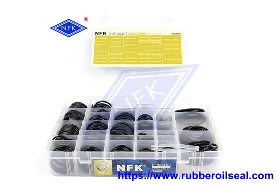 For CAT Excavator O-Ring Repair Box 36 Sizes 396PCS NBR90 Hydraulic O-ring Seal Kit