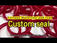 Shore A 60 Red NFK UN Hydraulic Rod Seals For Excavator