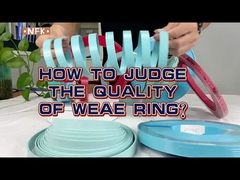 Material PTFE Hydraulic Wear Rings High Elasticity Wear Resistant For Mechanical