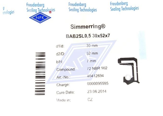 High Pressure 339414 Rubber Rotary Shaft Lip Seal For Machine Main Pump